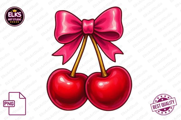 Download Cute Cherries Sublimation Png - Cute cherries Collection
