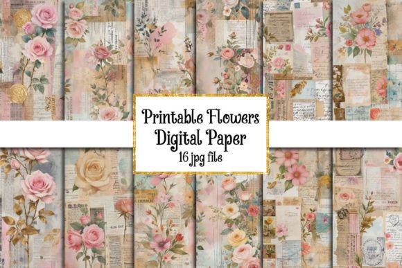Download Printable Flowers Background - Premium Resources