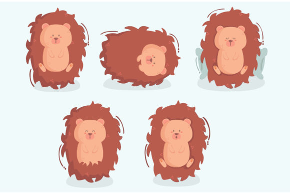 Download Cartoon Hedgehog Illustration - Hedgehog illustration Collection