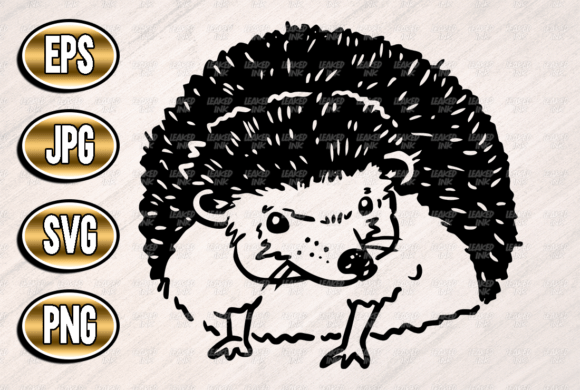 Download Hedgehog Illustration SVG - Hedgehog illustration Collection