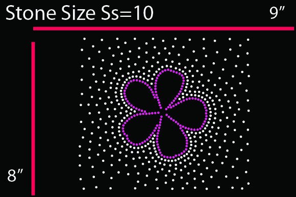 Download Flowers Rhinestone Design - Premium Resources